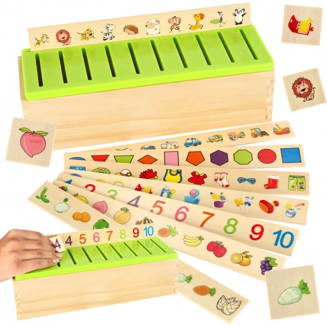 Petite classe éducative en bois Montessori