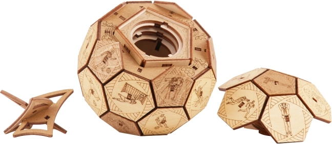 Casse-tête en bois Ballon de football