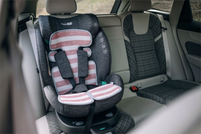 Insert universelle pour siège auto et poussette FreeON en blanc-rose
