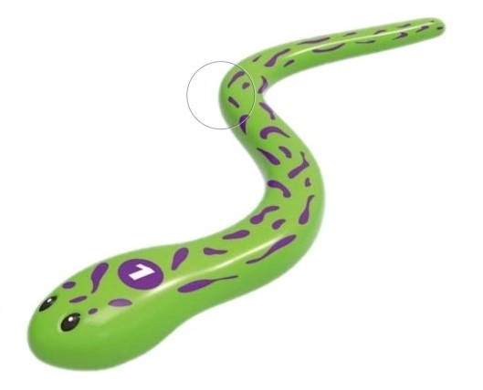 Serpent plongeant