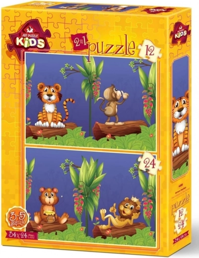 Puzzle Amis dans la nature
