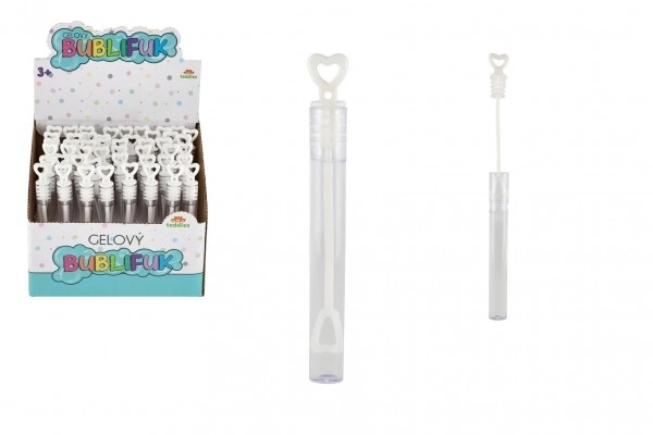 Mini bublifuk 5 ml gel blanc mariage 10,5 cm