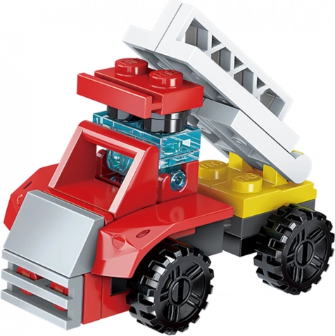 Camion de pompiers avec échelle 3-en-1