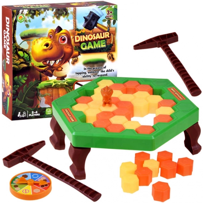 Sauvez le dinosaure - jeu en nid d'abeille