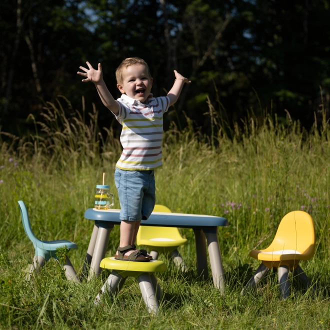 Table de jardin pour enfants bleue Smoby