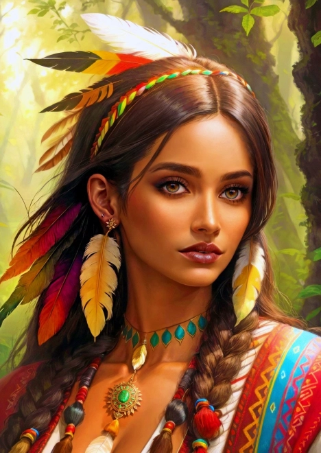 ENJOY puzzle Indienne 1000 pièces