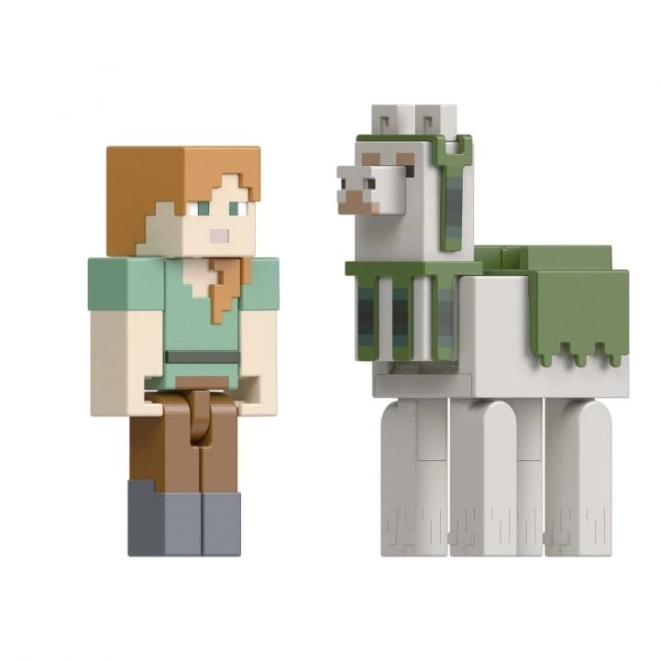 Figurines Minecraft Alex et Lama