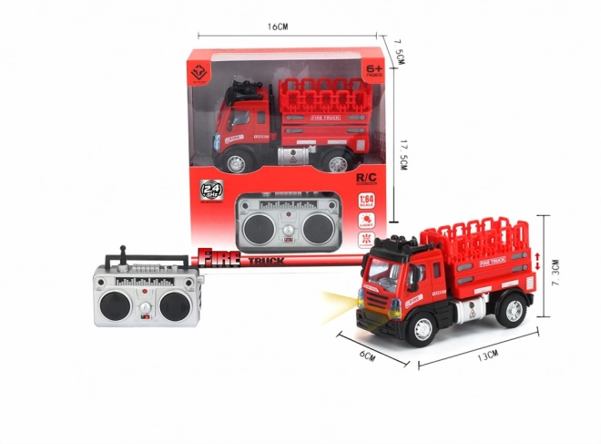 Mini camion de pompiers - véhicule technique 1:64