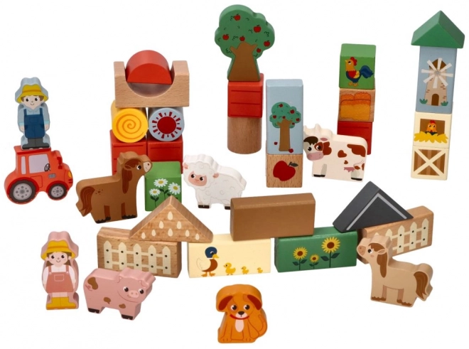 Blocs en bois - Aventures à la ferme
