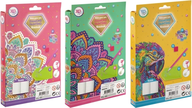 Mandala scintillante sur carnet robuste