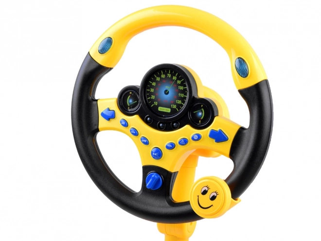 Volant interactif sur support + sons des boutons de télécommande ZA3965
