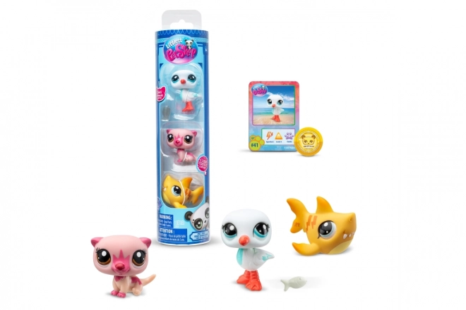 Figurines Littlest Pet Shop 3 pièces