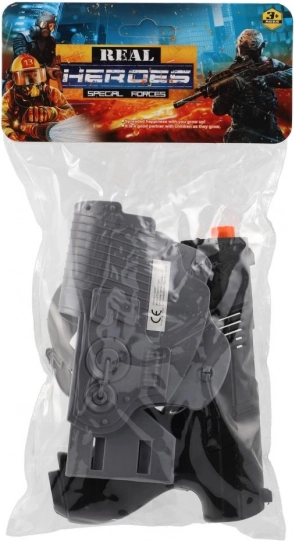 Ensemble militaire de pistolets en plastique à volant avec accessoires