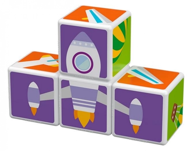 GEOMAG Cubes magnétiques Magicube Véhicules de transport