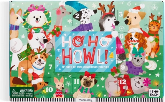 Puzzle de compte à rebours avant Noël Ensemble de 12 pcs
