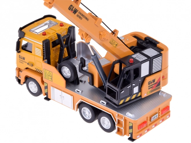 Auto avec grue avec son et lumière