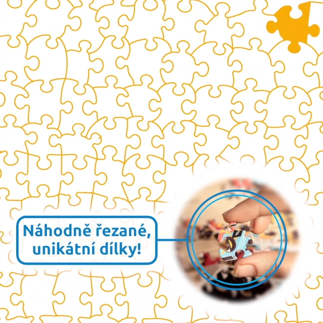 Puzzle Brain Tree Servi en Rose