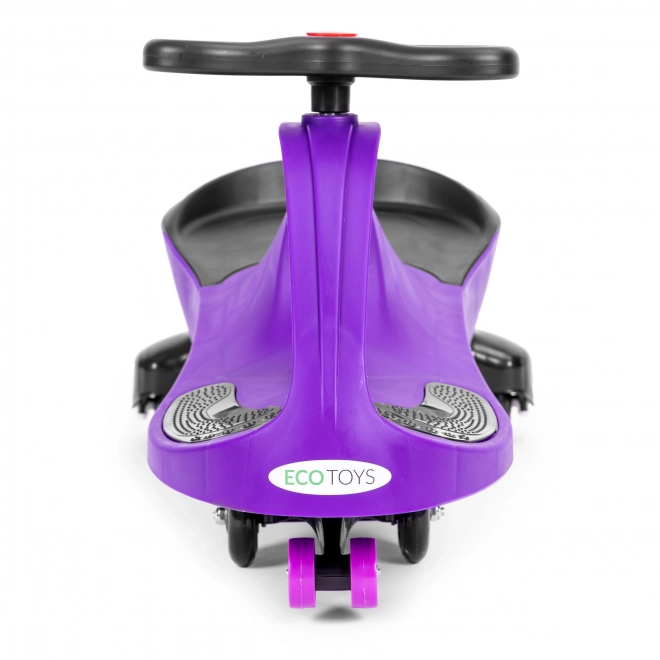 Voiturette roulante avec roues LED violettes ECOTOYS