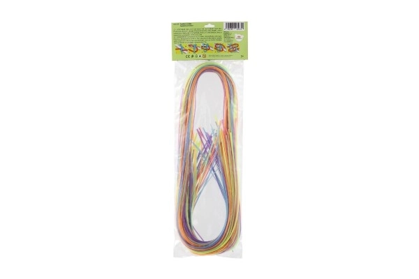 Cordons colorés tressables - 100cm 35 pièces