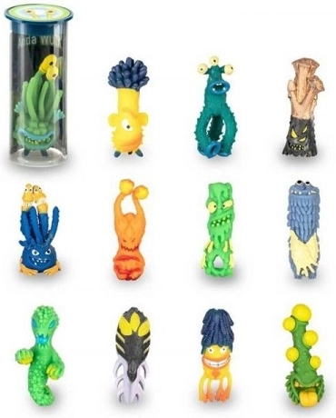 Petite créature spatiale en silicone dans un tube 7–9 cm, assortiment de modèles