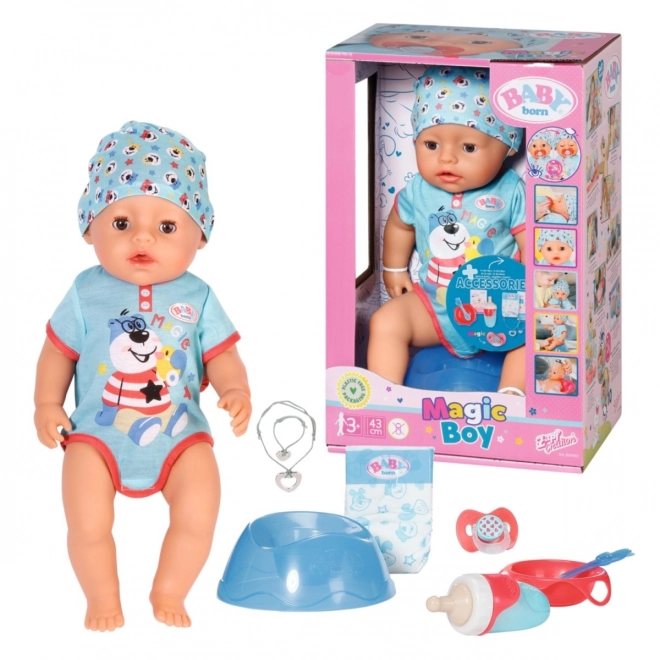 BABY born avec tétine magique, garçon, 43 cm