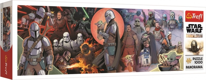 Puzzle panoramique The Mandalorian Aventures 1000 pièces