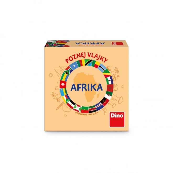 Dino jeu de voyage Découvrez les drapeaux Afrique