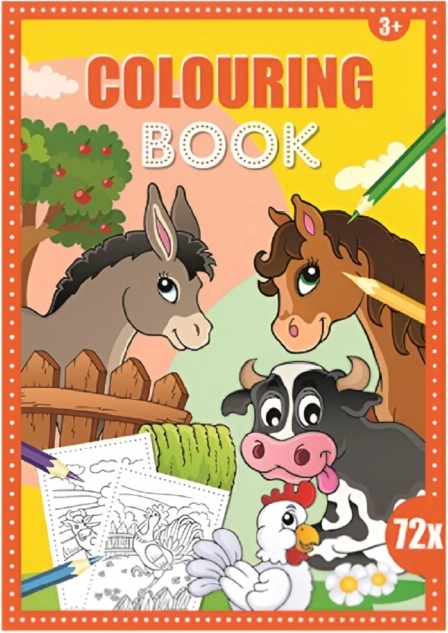 Livre de coloriage A4, 72 pages