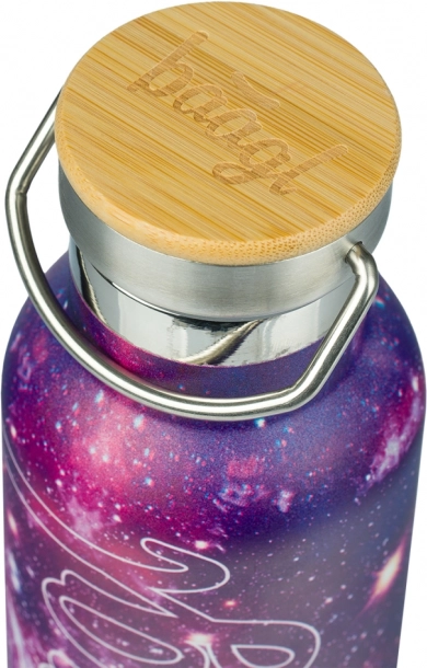 Bouteille isotherme avec bouchon en bambou Galaxy 500 ml