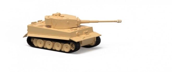 Modèle en plastique Tiger I dans un petit ensemble
