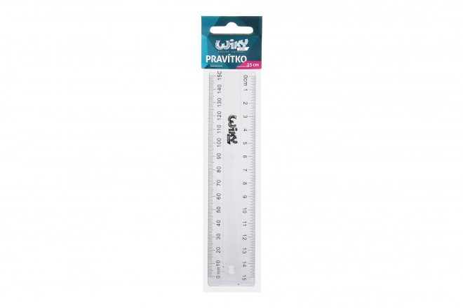 Règle 15 cm transparente
