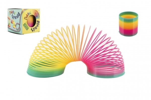 Ressort arc-en-ciel sautant - 6,5 cm