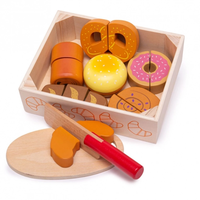 Bigjigs Toys Découpe de viennoiseries en boîte