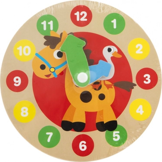GRAFIX Mes premières horloges en bois Girafe