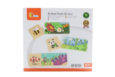 Puzzle Animaux Divertissement Logique VIGA