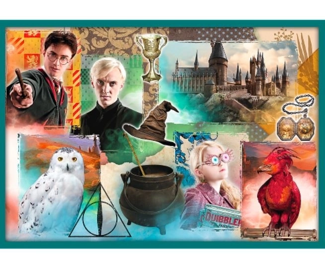 Puzzle Harry Potter - Dans le monde d'Harry Potter 10 en 1