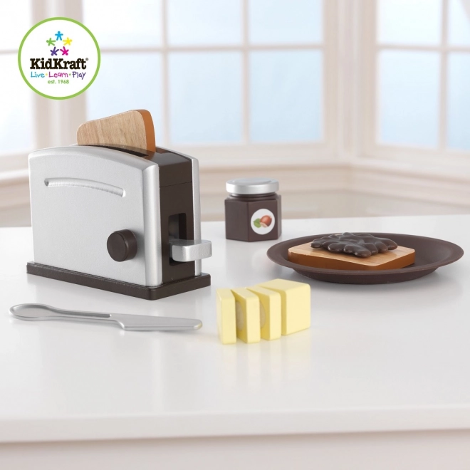 KidKraft Ensemble en Bois Grille-Pain Espresso