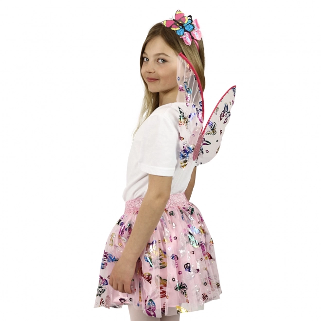Costume enfant papillon TUTU jupe