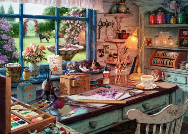 RAVENSBURGER Puzzle Atelier d'artisanat 1000 pièces