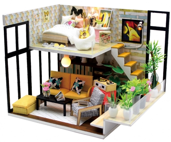 Kit de miniatures de maison : Chambre de vacances de Cynthia