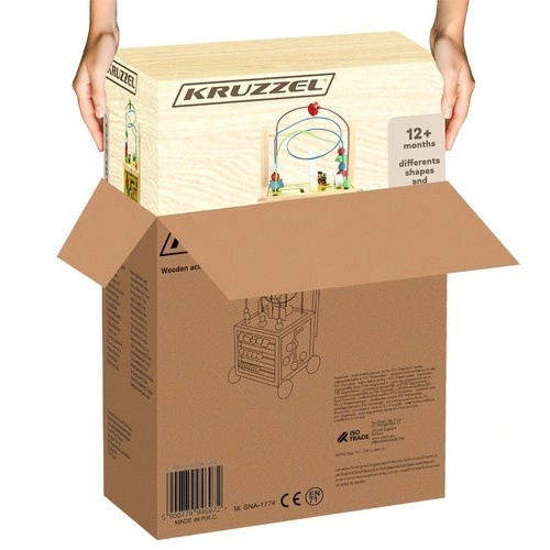 Chariot en bois pour enfants - 6 en 1