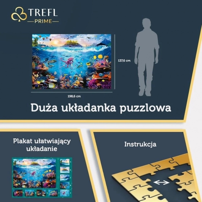 TREFL Puzzle UFT Plongée dans le paradis sous-marin 13500 pièces