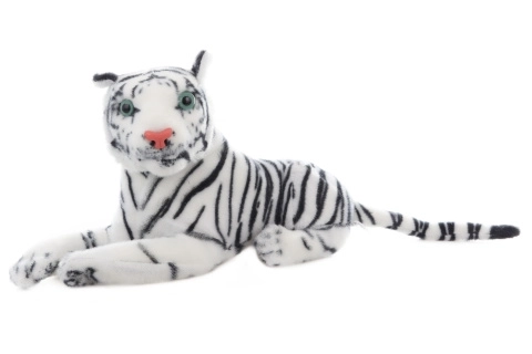Tigre Blanc en Peluche 29 cm