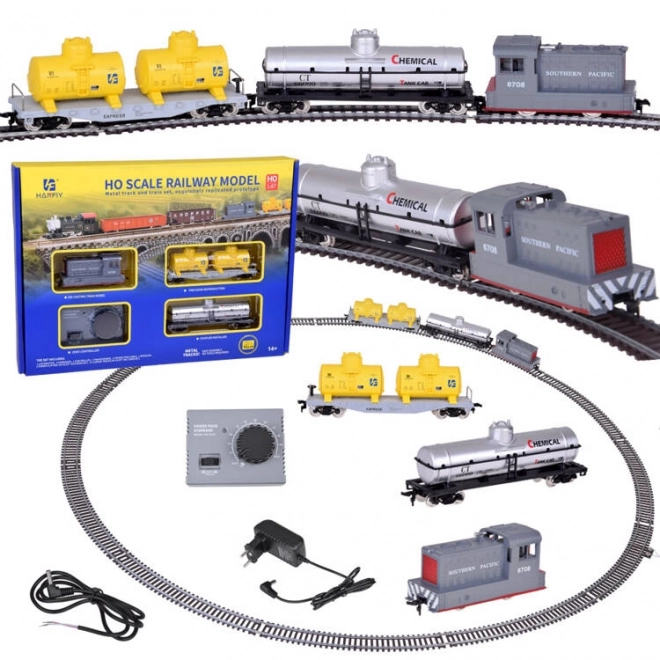 Ensemble électrique avec unité de contrôle et train de marchandises