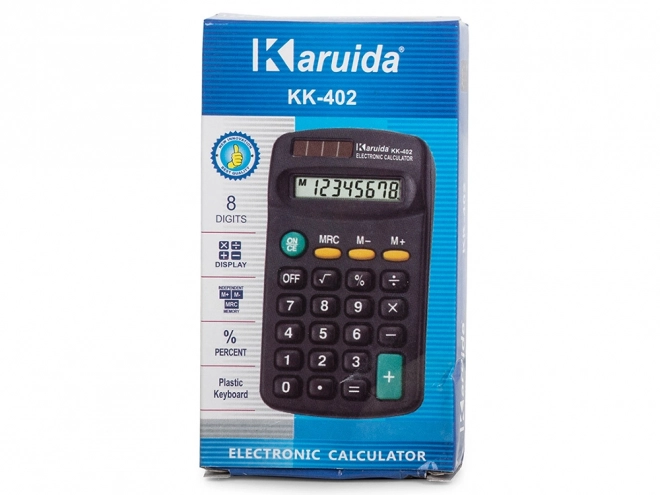 Calculatrice de poche à écran 8 chiffres et double alimentation
