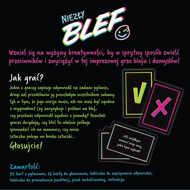 Niezły Blef jeu de Trefl