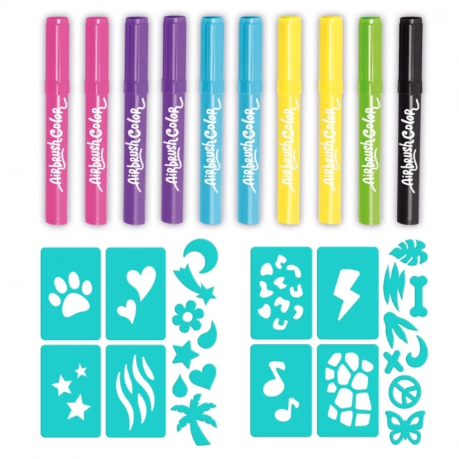 Recharge colorées pour aérographe