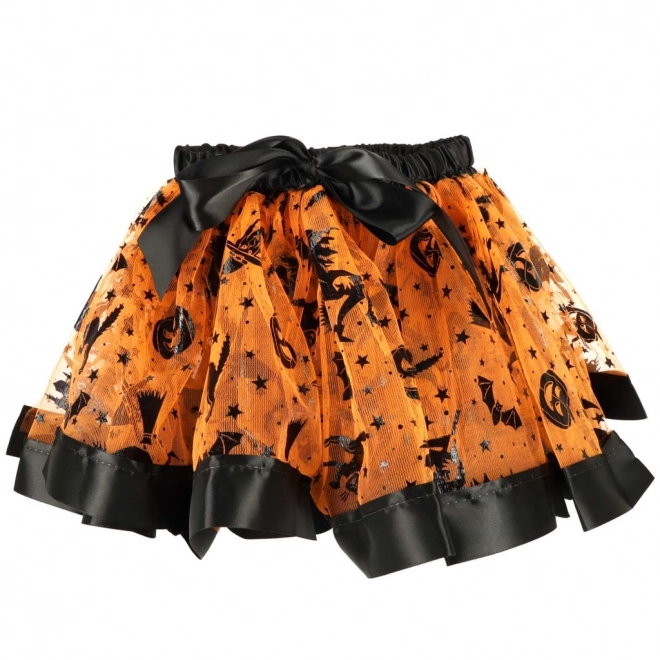Costume de sorcière de carnaval orange