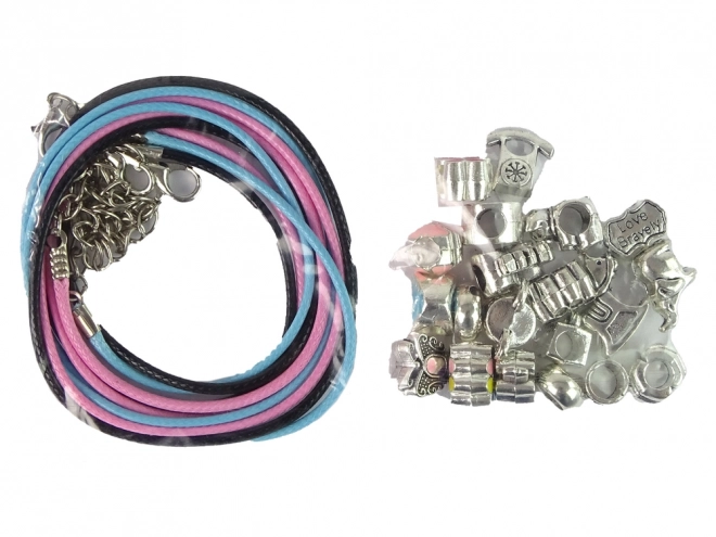 Kit de fabrication de bijoux avec perles et bracelets