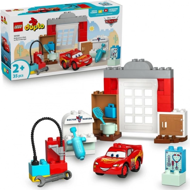 Lego Duplo Disney et Pixar Cars – visite de Flash McQueen à l’atelier de Martin